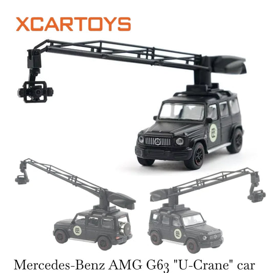 XCARTOYS 1/64 Mercedes-Benz Amg G63 Photography Jib Car Simulation Alloy Miniature Die-Cast Car Model Toys Collection Ornament