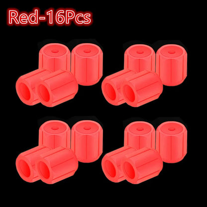 Luminous Tires Valve Caps Car Styling Universal Fluorescent Tire Valves Cap Car Motorcycle Bike Wheel Plug Tyre Hub Cover Decor