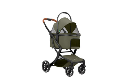 STLFFactory Price Foldable Pet Stroller with Shock Absorbers and Mesh Windows for Cats and Dogs
