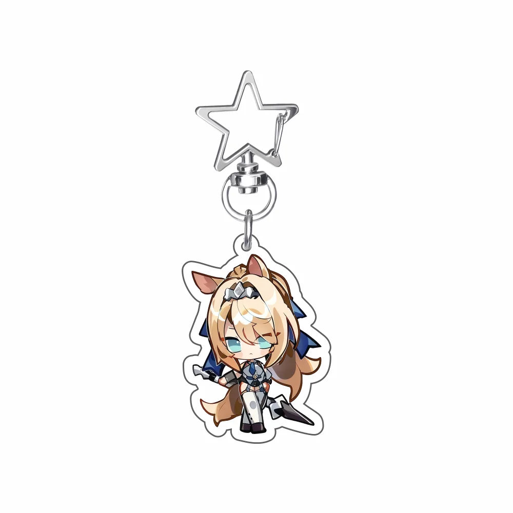 New Hot Game Zenless Zone Zero Keychains Pendant Car Ellen Joe Seth Lowell Jane Doe Von Lycaon Nicole Fans cosplay Gifts