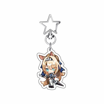 New Hot Game Zenless Zone Zero Keychains Pendant Car Ellen Joe Seth Lowell Jane Doe Von Lycaon Nicole Fans cosplay Gifts