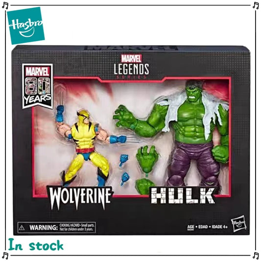 Original Hasbro Marvel Legends Wolverine Hulk Anime Figure Model Gift Toy Collection