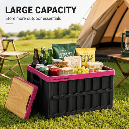 New Multi-functional Outdoor Camping Picnic Party Storage Box, Home Bedroom Organizing Folding Box, Vehicle Trunk, Moving Box