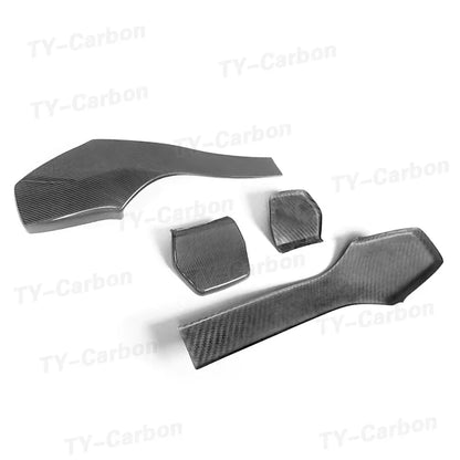 Real Dry Carbon Fiber Car Interior Seat Back Covers Trims Accessories for BMW F80 M3 F82 F83 M4 F87 M2 M2C 2019+ Car accessories