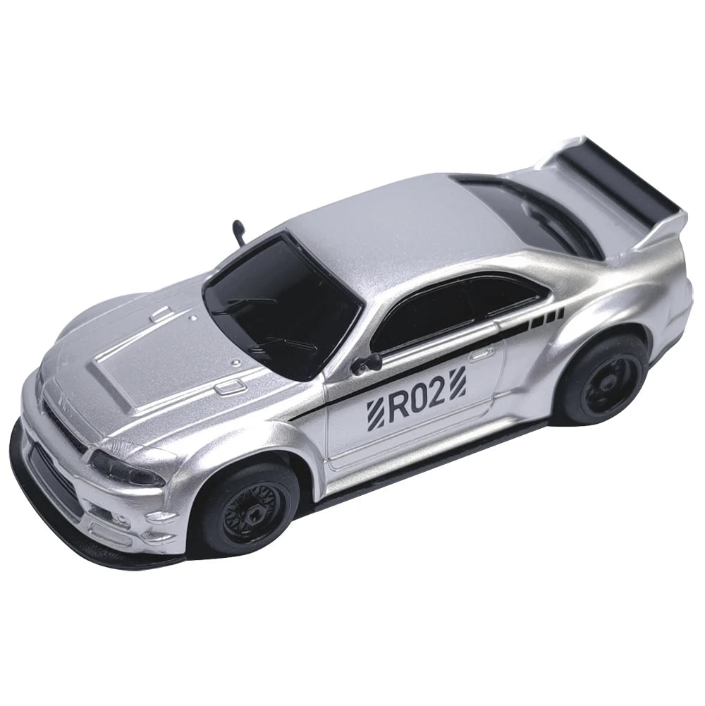 LDARC R02 Mini Rc Sports 1/64 Simulated Electric Remote Control Model Car Tabletop RTR 2.4G Adults Children'S Toys Gift