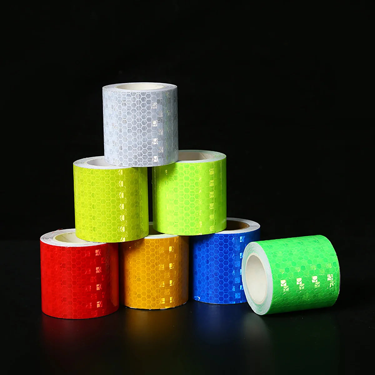 Outdoor Waterproof Reflective Warning Tape, Reflective Tape, Night-Time Stickers Suitable for Trailers, Bicycles, Clothing, Cars, and Decorative Strips