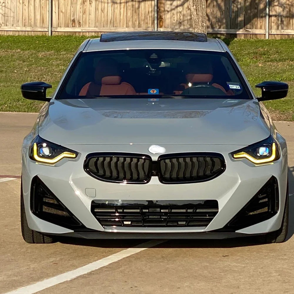 CSL Lemon Yellow DRL Daylight LED Chips For 2022 2023 2024 BMW 2 Series G87 G42 M2 M240I Refit Angel Eyes Daytime Running Light