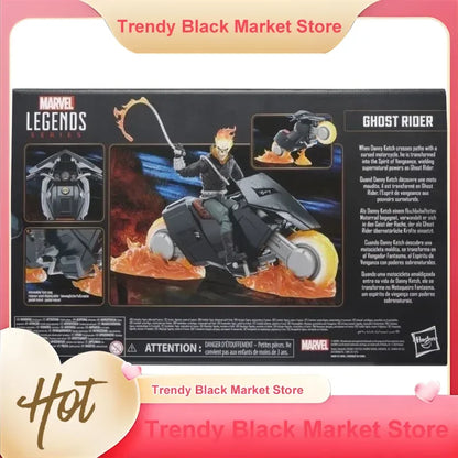 Ghost Rider And Motorcycle Battle Car 85th Anniversary Series 6-Inch  Legends Action Figure Model Gift
