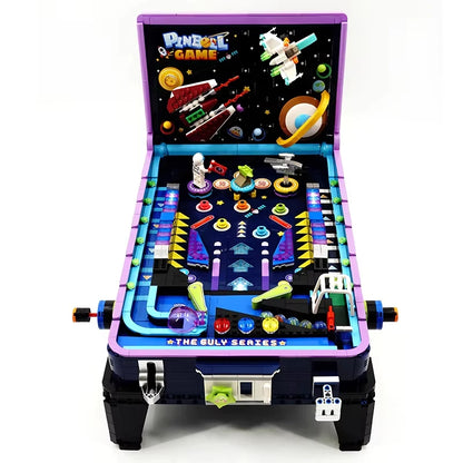 GULY 60526 Technical MOC Idea Game Machine Pinball Table Building Block Educational Brick Assembling Toy Christmas Gift For Kids