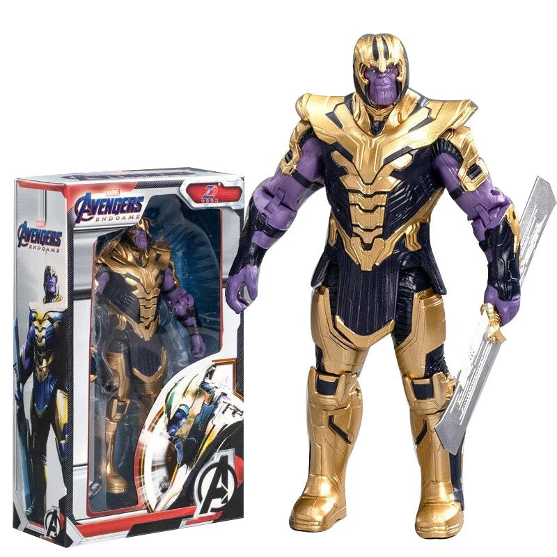 18CM Avengers Legends Figure ZDTDS Original Toy Set Spider Captain Miles Morales Thanos Ghost Iron Man Hulk Box Thor Falcon Doll