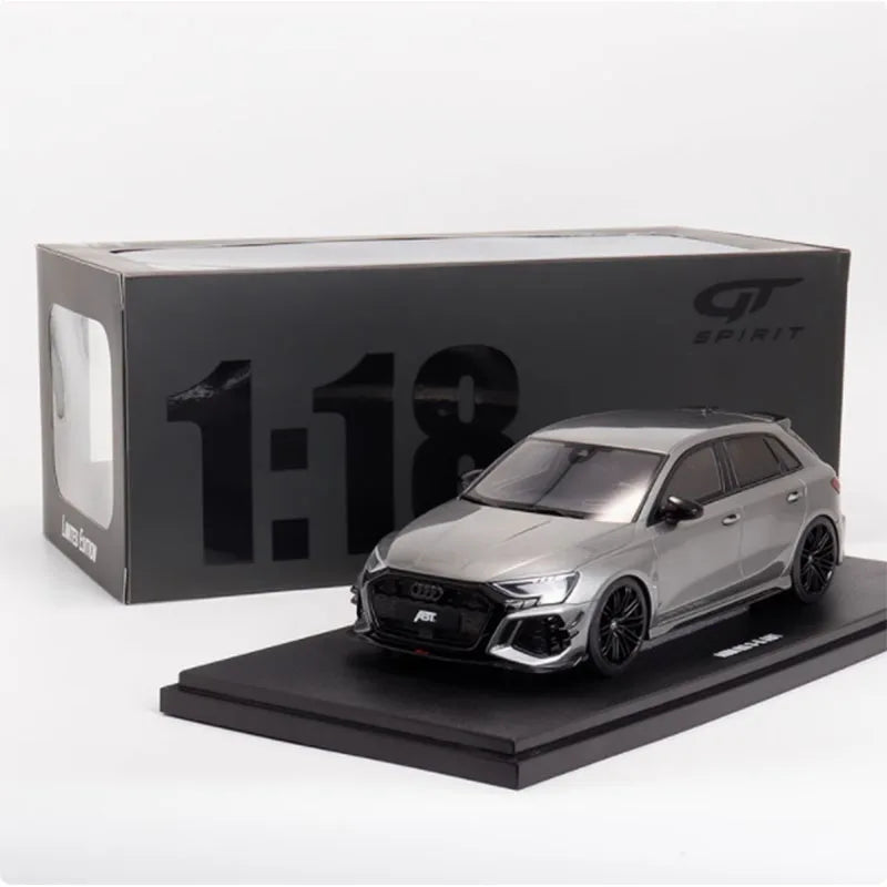 Original 1:18 Scale  RS3 RS5 ABT Modified Travel Simulation Resin Car Model Decoration Collection Toy Gift Decration
