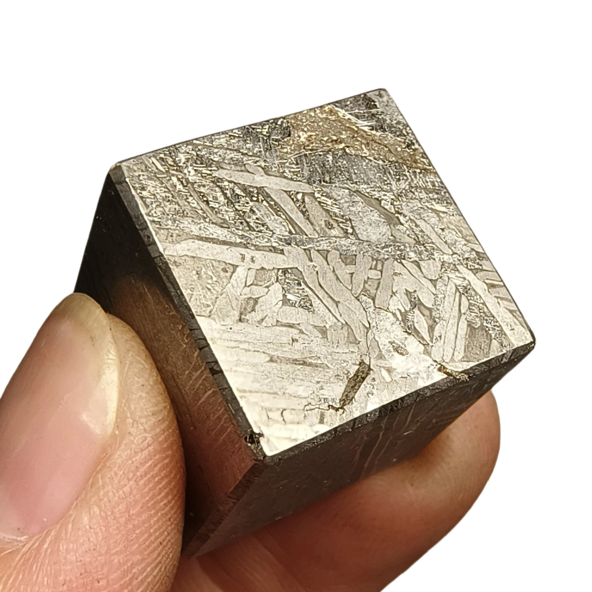Genuine Muonionalusta Meteorite Slice Sweden Iron Meteorite with Widmanstätten Pattern Natural Cosmic Collection Jewelry