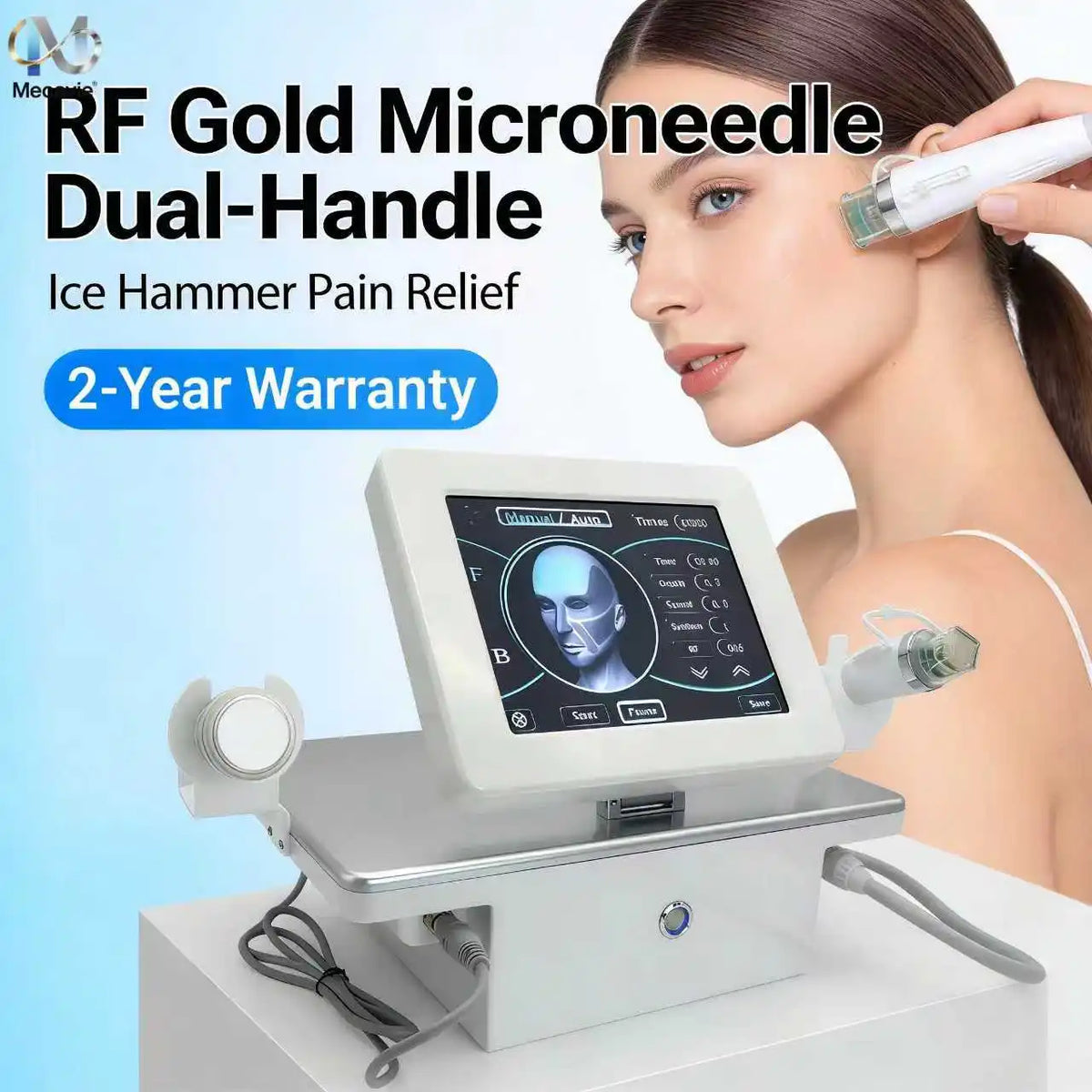 Portable Dual/Single Handle Fractional RF Microneedle Beauty Device 2026 New Skin Smoothing Rejuvenation Machine Home & Personal