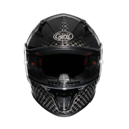 Unisex Lightweight Carbon Fiber Kevlar Full Face Motorcycle Street Bike Helmets Racing Helmet DOT ECE Approved CYRIL Casque Moto