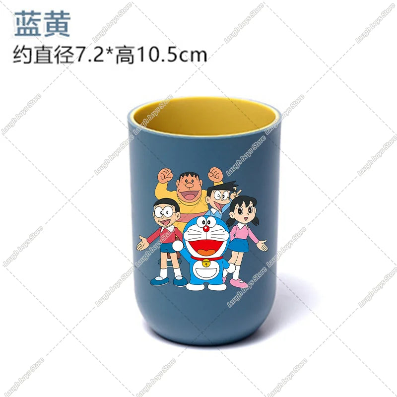 new Doraemons Home Water Cups Cartoon Anime Mouthwash Cup Fashion Large Capacity Toothbrush Cups Breakfast Cup school office Mug