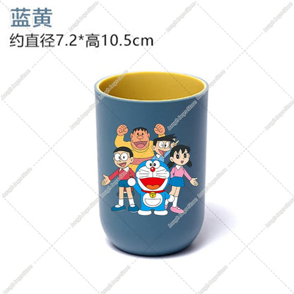 new Doraemons Home Water Cups Cartoon Anime Mouthwash Cup Fashion Large Capacity Toothbrush Cups Breakfast Cup school office Mug
