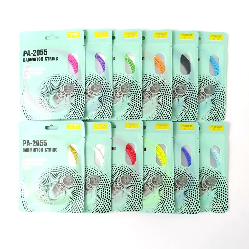 Badminton Strings PA-2055 Badminton Strings High Elasticity Resistance Playing Badminton Racket Strings Gym Teams.