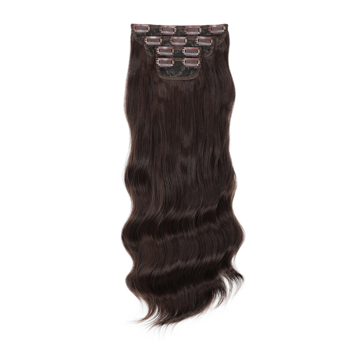 24Inches 220Grams Body Wave Clips In Piano Blond 27/613 M888 Bio Protain High Temperature Synthetic Hair Extensions 4Pcs/Lot