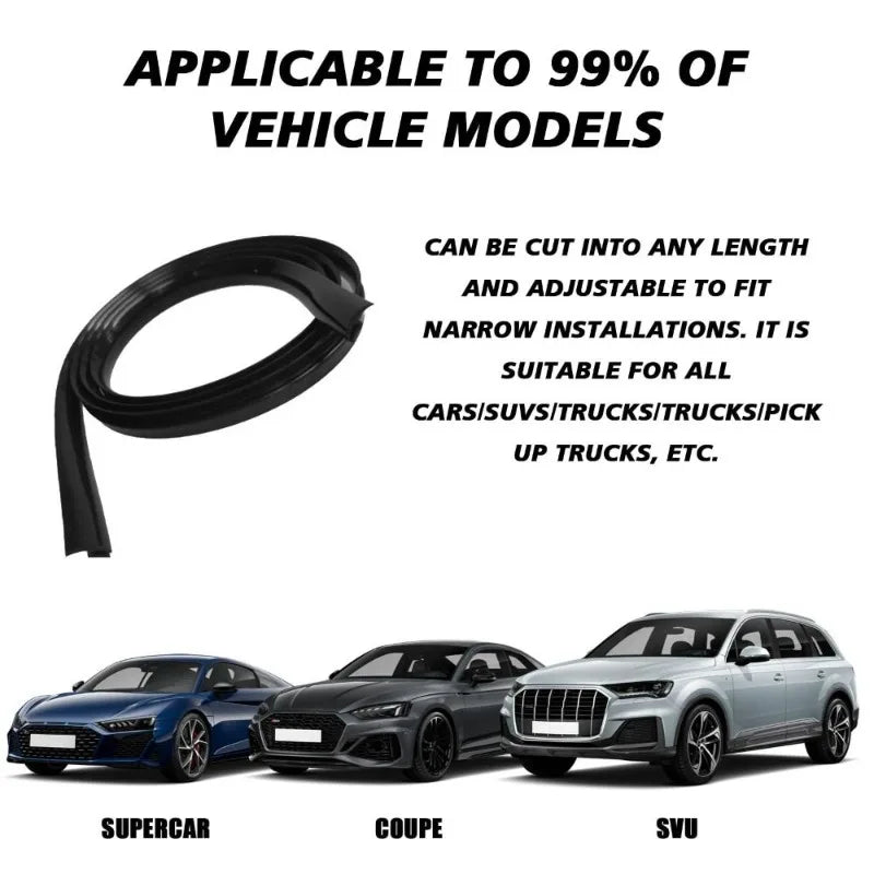 H-shaped Contour Automotive Windshield Sealing Strip