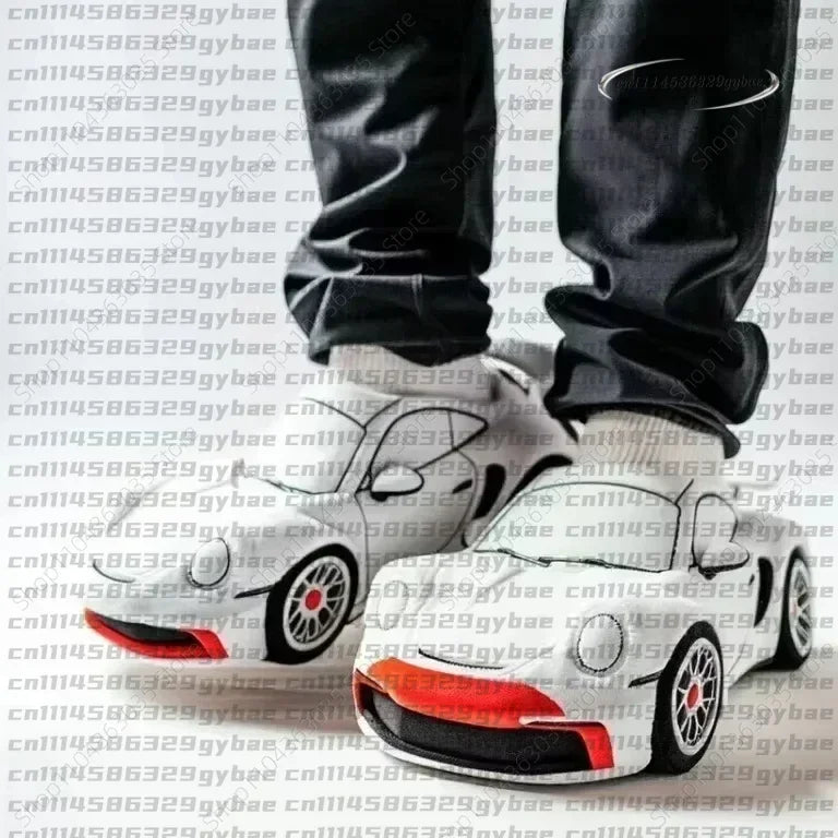 2026 Fun Vehicle Shape Car Plush Slippers For BMW Slippers Stuffed Shoes Women Men Valentine's Day Gifts Indoor House Zapatillas