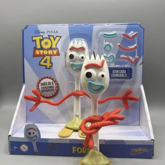 17CM Disney Toy Story Forky Woody Buzz Interchangeable Toy Action Figure Anime Figurine Doll Gift