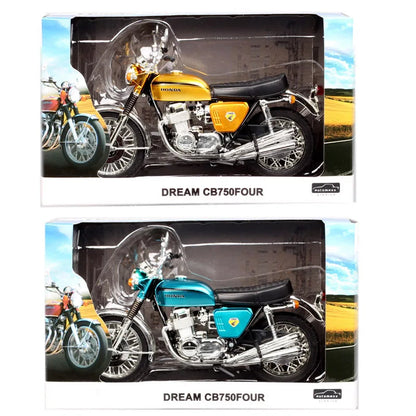 1/12 Scale Automaxx Classic Dream CB750 Four 1969 Motorcycle Diecasts & Toy Vehicles Bike Model Collectible Joycity Gold