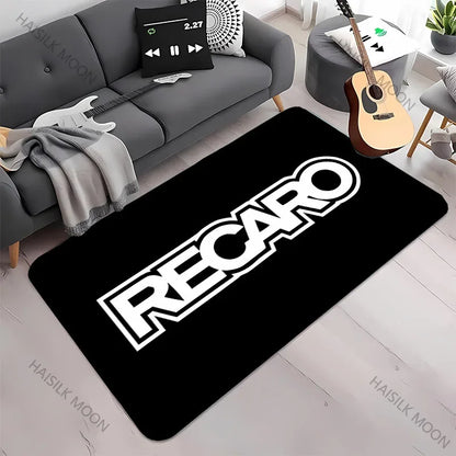 13 Styles R-Recaro Logo Pattern Printed Rug for Living Room, Bedroom, Office, Large Area,Stain Resistant Carpet,Stylish Gift Mat