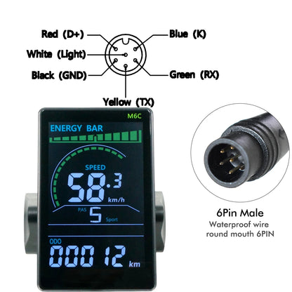 Color Wired Stopwatch Supports Electronic Shift Odometer Bike Computer Waterproof Cycling Odometer Electric Bike Accessories