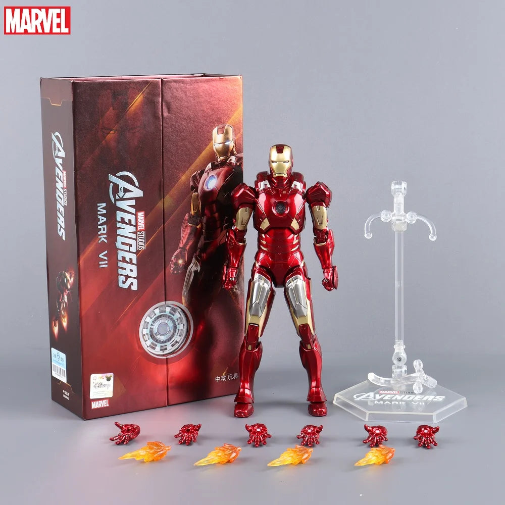 ZD Iron Man Figure Legends Iron Man Mk41 Mk47 Tank MK24 Iron Patriot 2.0 MK35 Red Snapper 1/10 Scale Iron Man Collections Gift