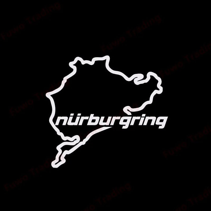 Fashion Personality Car Sticker The Racing Track Nurburgring Vinyl Decal Window Bumper Motorcycle Fridge Laptop Decoration PVC