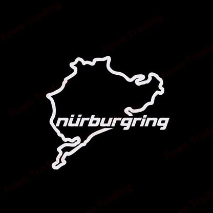 Fashion Personality Car Sticker The Racing Track Nurburgring Vinyl Decal Window Bumper Motorcycle Fridge Laptop Decoration PVC
