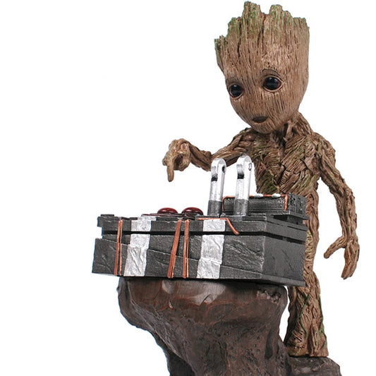 Guardians of The Galaxy Groot Statue Model Avengers Cute Baby Tree Man PVC Anime Action Figure Toys Collectible Ornaments Gifts
