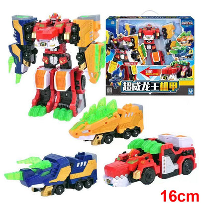 MiniForce 6 V Rangers VOLT LEGEND KING V 6 in 1 Transformation Combiner Deformation Robot Action Figure Toys