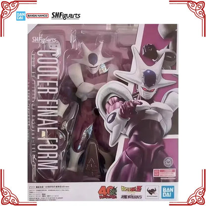 In Stock Genuine Bandai Dragon Ball Z Model Kit SHF Cooler Final Form 40th Anime Action Figure Collection Finished Mode Toy Gift
