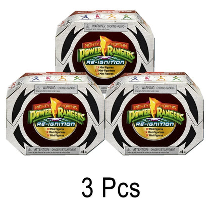Original Mighty Morphin Power Rangers Re-Ignition Mini Figure Blind Box 2 Inch Mini Figure Rita Putty Patroller Collectible Toys