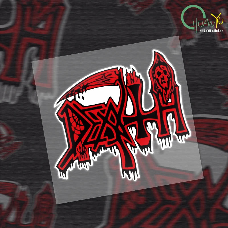 Creative Bloody Death Graffiti Dazzle Color Car Stickers Pvc Personality Body Windows Exquisite Waterproof Decal Decoration