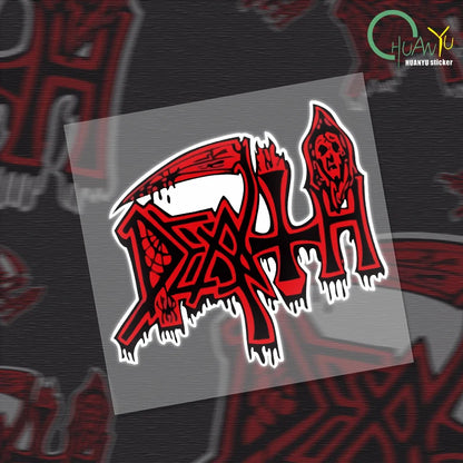 Creative Bloody Death Graffiti Dazzle Color Car Stickers Pvc Personality Body Windows Exquisite Waterproof Decal Decoration