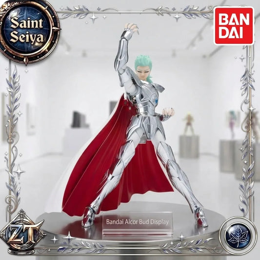 【In Stock】 Saint Seiya Bandai God Warrior Zeta Alcor Bud Asgard Myth Cloth EX Metal Armor Diecast Action Figure Collection