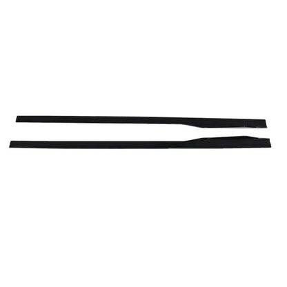 For BMW M2 F87 M2C 2014-2021 glossy black Side Skirts Side bumper Splitters glossy black Side skirt Cupwings Apron Side panel