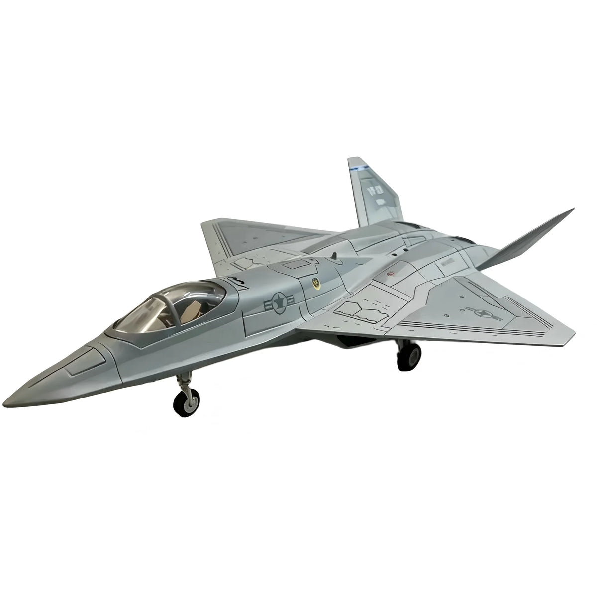 1/72 Scale YF-23 Stealth Fighter Jet Model ABS Plastic Simulation Military Aircraft Static Display Collection Toy Gift