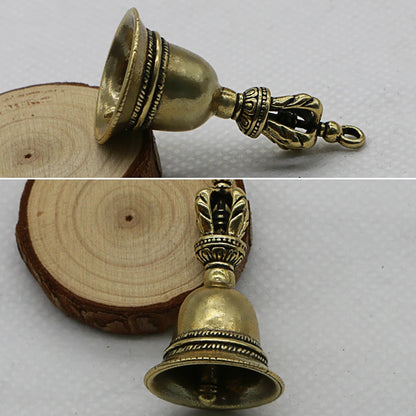 Brass Handicraft die-casting Wind Bell Tibetan Bronze Bell Metal Antique Bell Feng Shui Metal Wind Chime Fortune Jingle Bell