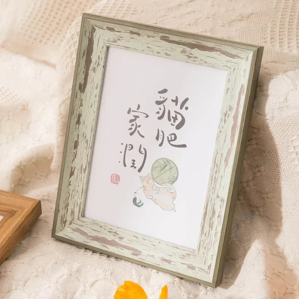 American Simplicity Picture Frame A3 A4 Family Photo Frame Wall Decorative Ornaments for Living Room Bedroom Acrylic Home Decor