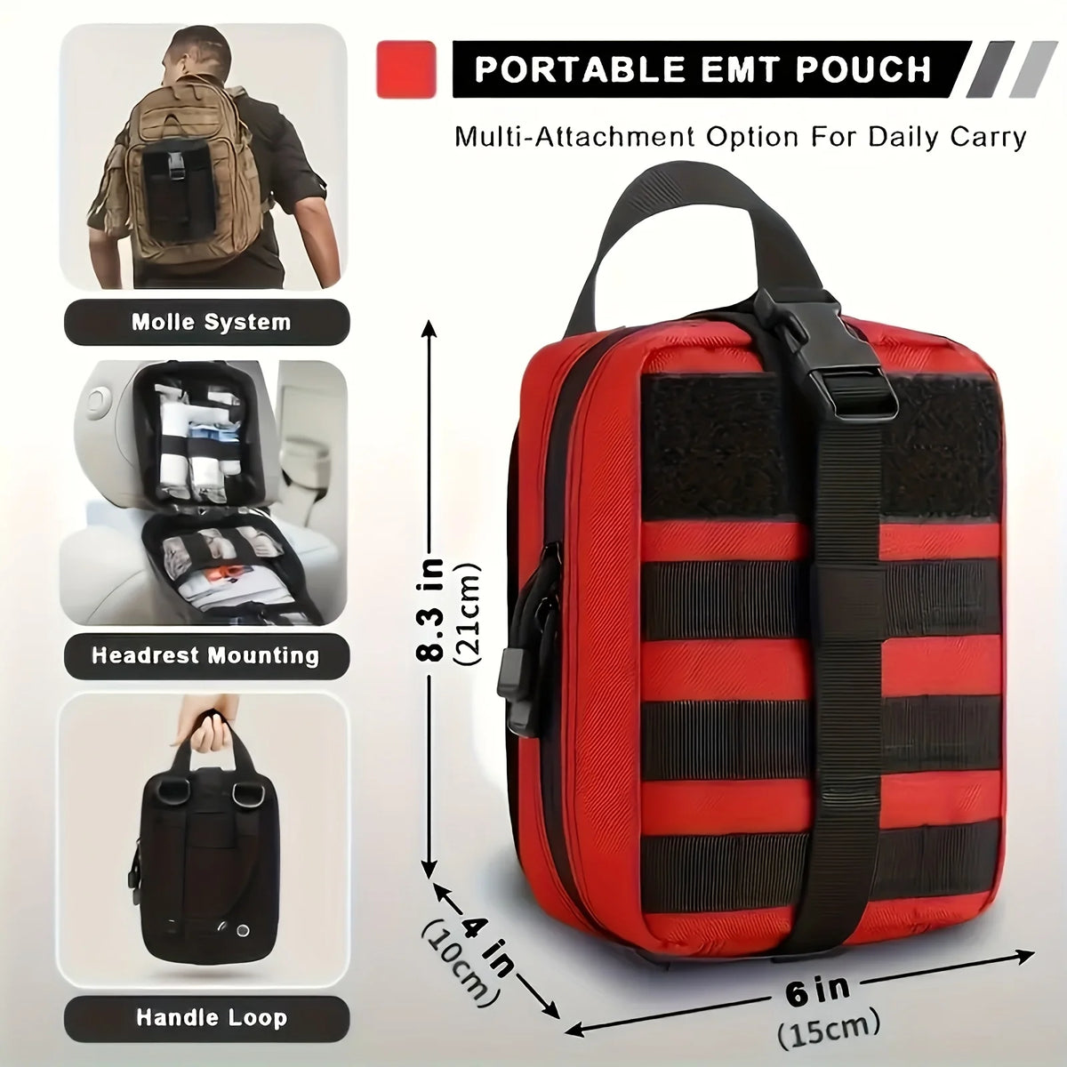 379PCS Professional First Aid Kit Emergency Survival Kit for Car Home Camping Travel Outdoor Adventure Medical Supplies Trauma B