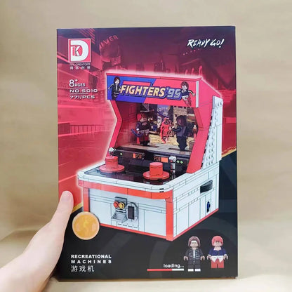 771Pcs King Of Fighters Creative Arcade Building Blocks Model Mini Particle Educational Toy Gift Desktop Decoration For Kids