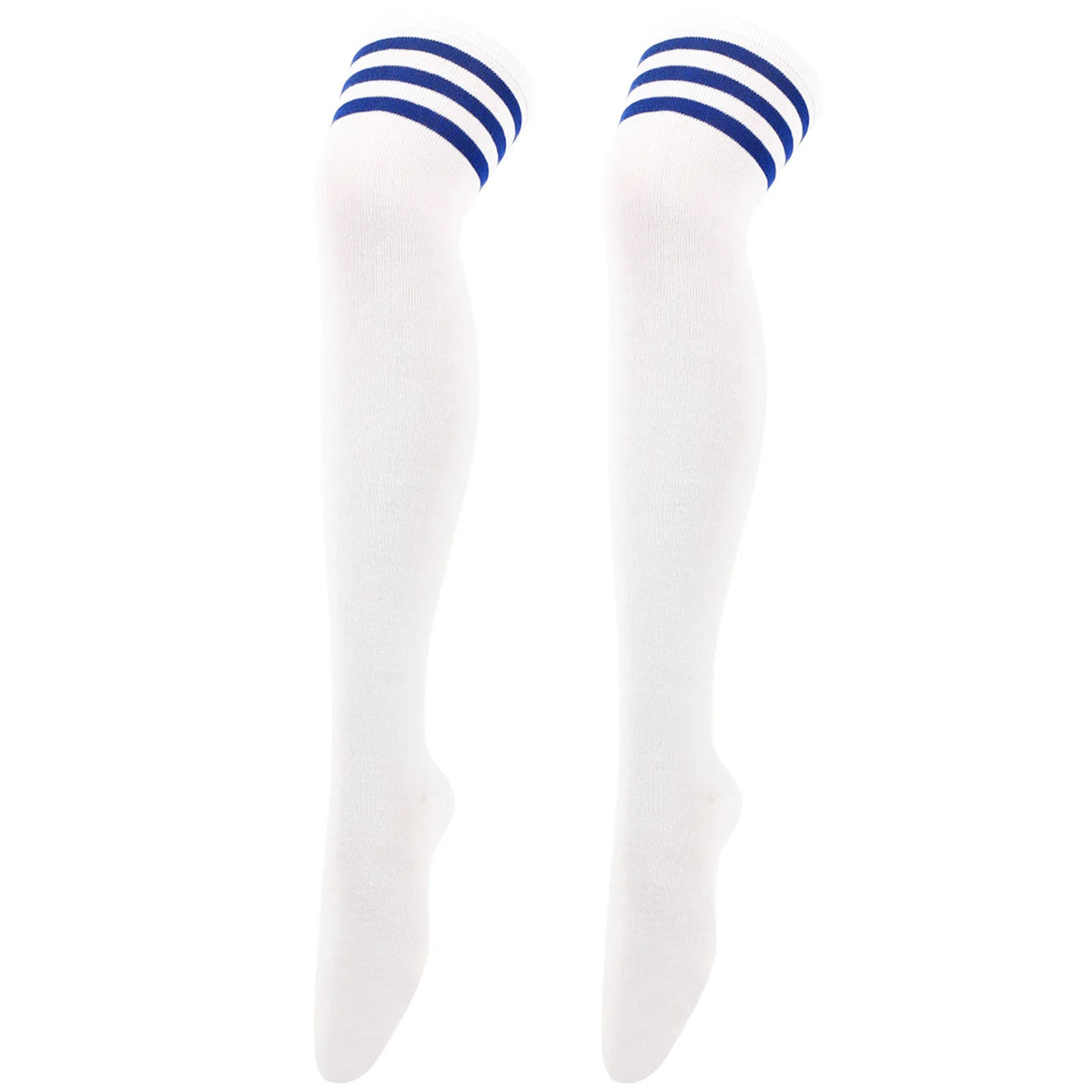 Women Jk Stockings Halloween Party Cosplay Socks Over Knee Thigh Socks Warm Stocking Women Boot Sock Triple Stripe Long Socks