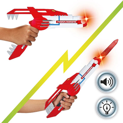 Playmates Power Rangers Roleplay Toy Dino Morpher Blade Blaster Dragon Dagger with Lights and Sounds Anime Cosplay Prop Weapon
