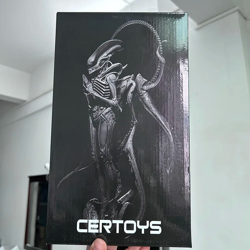 28 Cm Alien Vs. Predator Alien Xenomorph Buddhism Action Figure Toys 28cm Large Statues Model Doll Collectible Ornaments Gifts