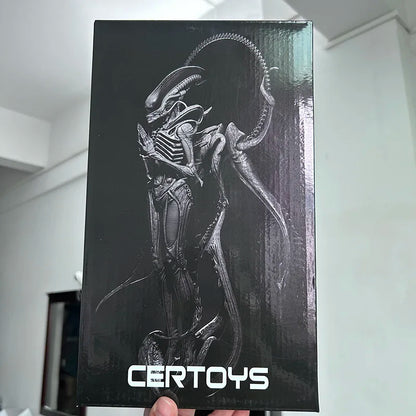 28 Cm Alien Vs. Predator Alien Xenomorph Buddhism Action Figure Toys 28cm Large Statues Model Doll Collectible Ornaments Gifts