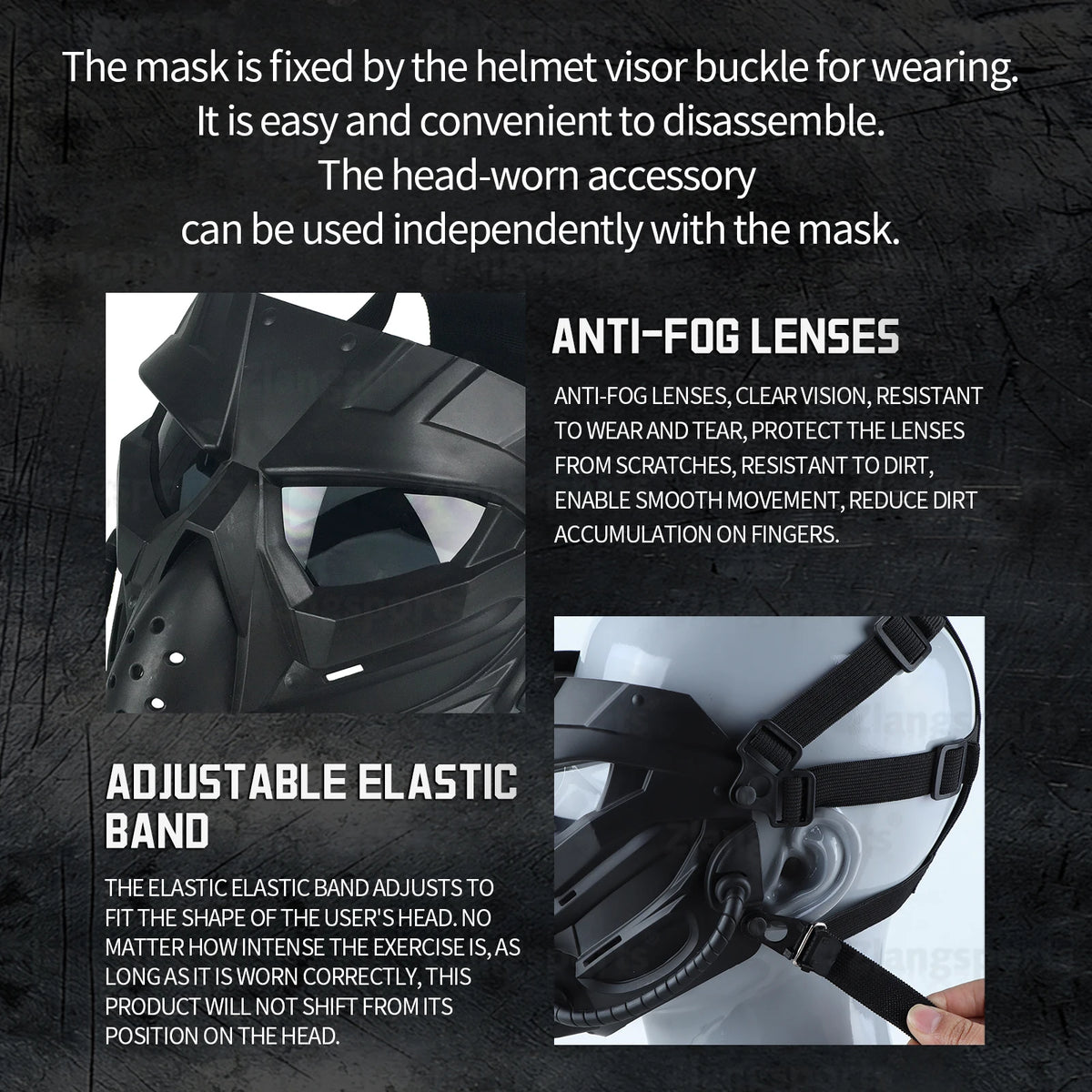New Skull Riding Goggles Motorbike Mask Windproof Riding Glasses Ski Goggles Retro Mask Outdoor Windscreen Off-road Windscreen