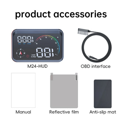 Car Head Up Display OBD2 HUD+GPS Computer Speedometer Modification Car Speed Displays System